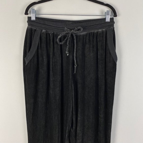 Knox Rose Jogger Pants Womens Large Black Drawstring Pull On - Picture 2 of 9